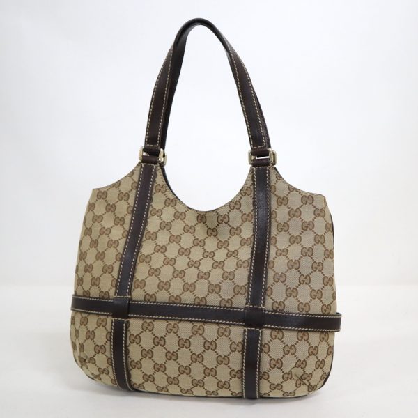 2000088256600041 2 Gucci Interlocking G Handbag GG Canvas Brown