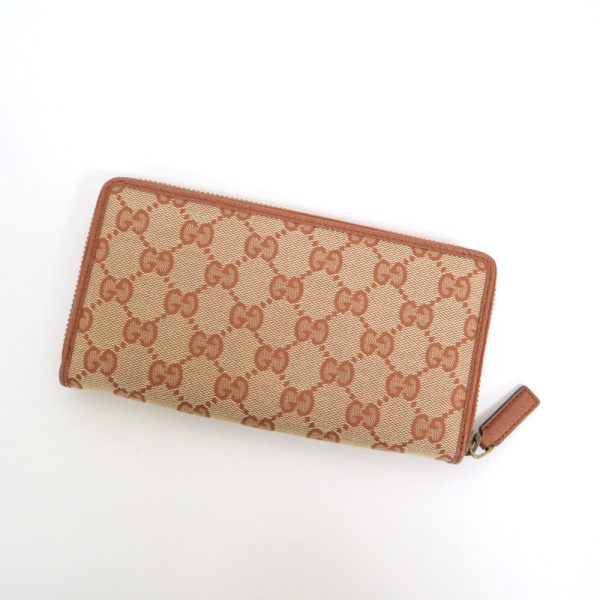 2000090255000101 2 Gucci NY Yankees Long Wallet Brown