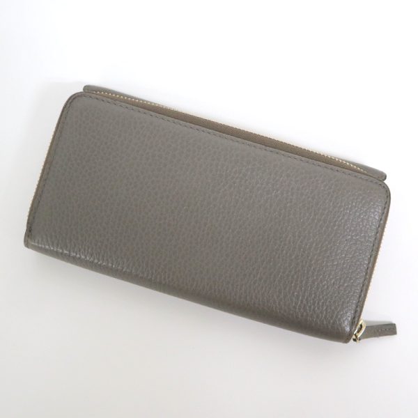 2000090255000107 2 Gucci Interlocking G Long Wallet Grey