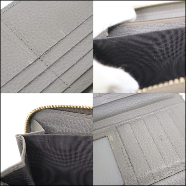 2000090255000107 8 Gucci Interlocking G Long Wallet Grey