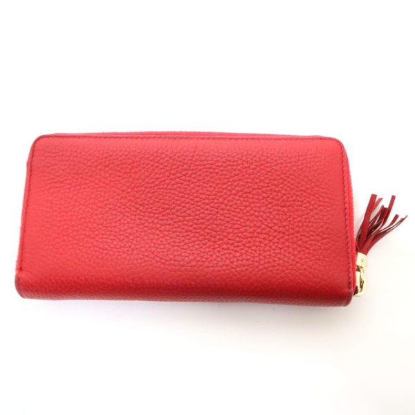 2000090255300080 2 Gucci Interlocking G Round Zipper Wallet Red