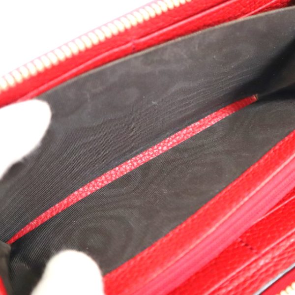 2000090255300080 7 Gucci Interlocking G Round Zipper Wallet Red