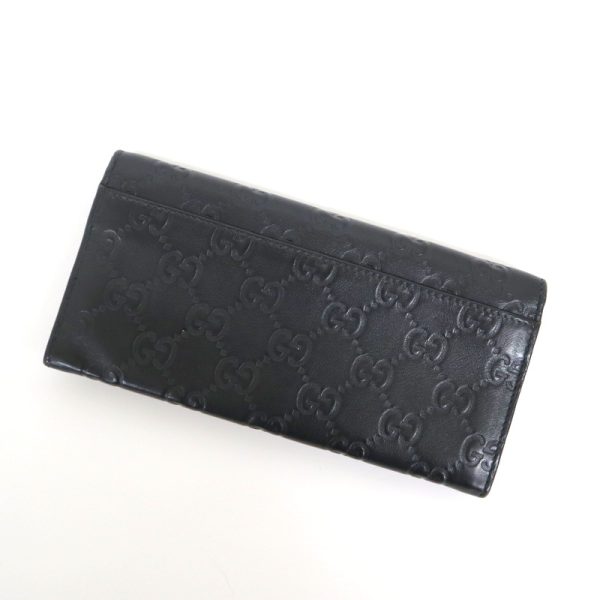 2000090255500075 2 Gucci Guccisima Bifold Long Wallet Black