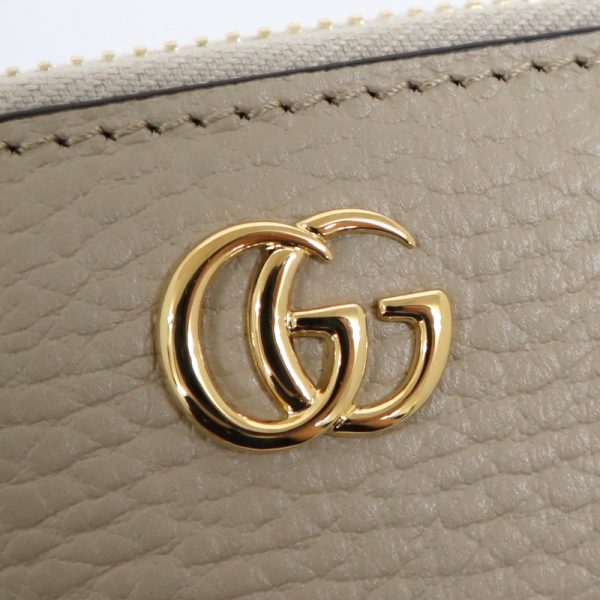 2000090255600017 4 Gucci Double G Zip Around Wallet Oatmeal