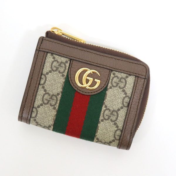 2000090255900052 1 Gucci Ophidia Mini Wallet Beige