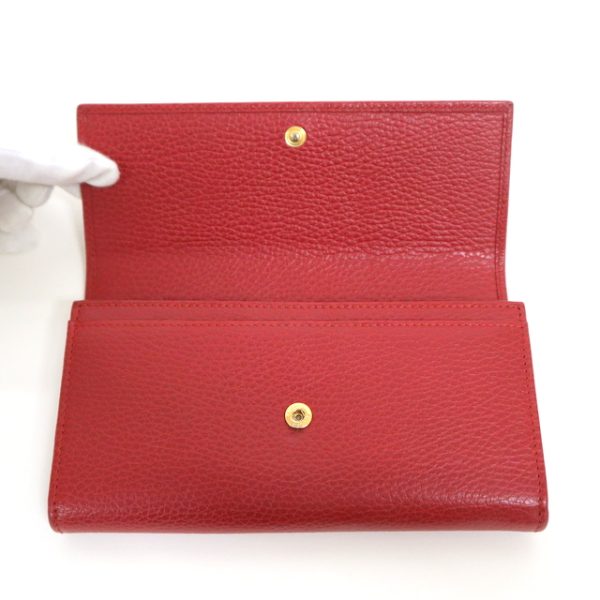 2000090256000040 3 Gucci Continental Bifold Long Wallet Red