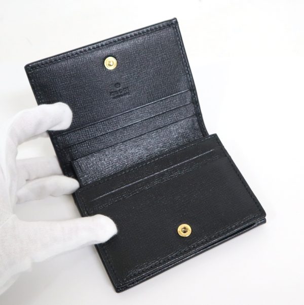 2000090256000066 5 Gucci Interlocking G Bifold Wallet Black