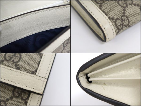 2000090256300035 7 Gucci Ophidia Bifold Long Wallet Beige