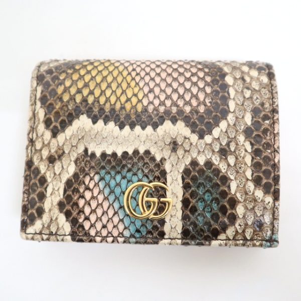 2000090256500041 1 Gucci GG Marmont Compact Wallet Multicolor