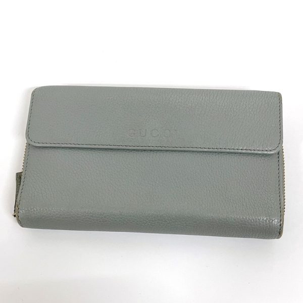 2000090256800017 1 Gucci Continental Wallet Gray