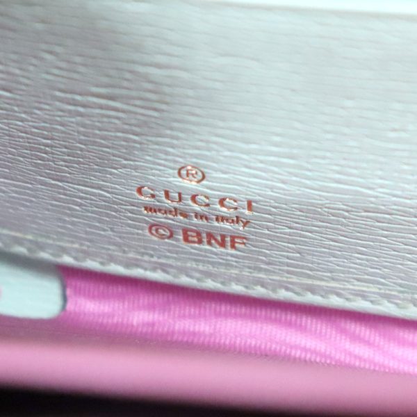 2000090257000017 9 Gucci Round Zipper Long Wallet Bananya Sakuramochi Emerald