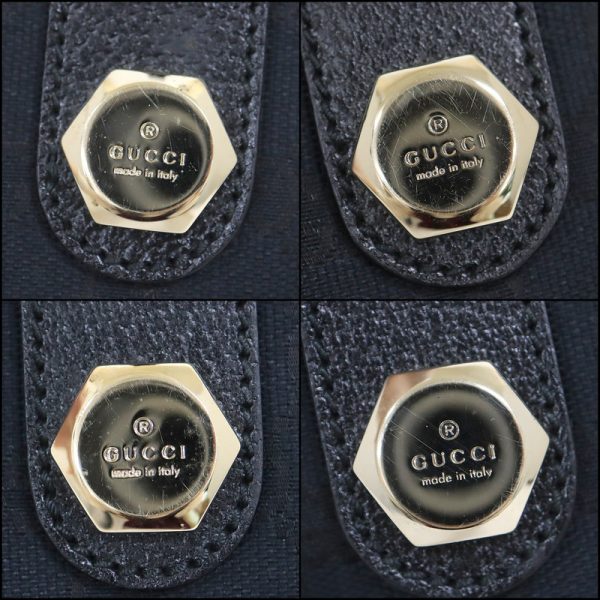 2000097255500114 7 Gucci Canvas Tote Bag Black