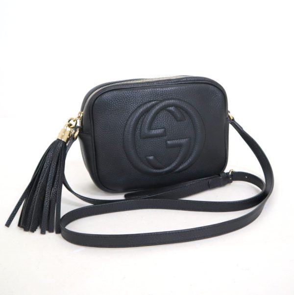 2000097256200020 1 Gucci Small Disco Bag Leather Black