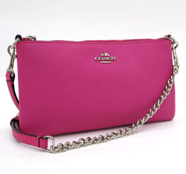 2000099255400128 1 Coach Kyrie Swing Pack Chain Shoulder Bag Pink