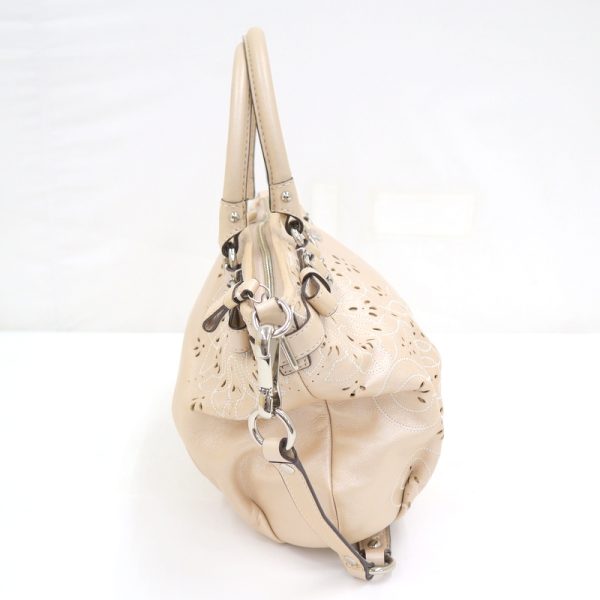 2000099256600012 4 Coach Madison Sophia Satchel Shoulder Bag Beige