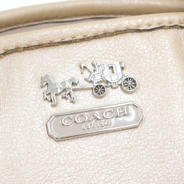 2000099256600012 7 Coach Madison Sophia Satchel Shoulder Bag Beige