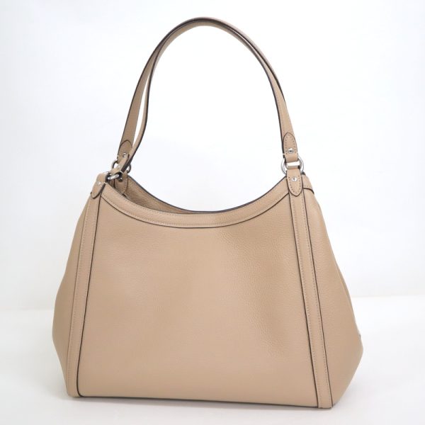 2000109255300063 2 Coach Christie Shoulder Bag Leather Taupe