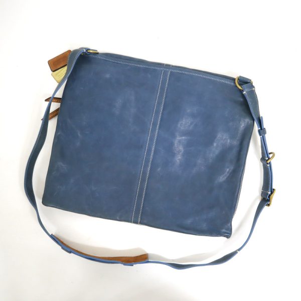 2000109256800079 2 Coach Shoulder Bag Leather Blue