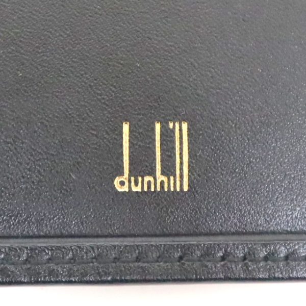 2000138256600002 8 Dunhill Billfold Card Long Wallet Leather Black