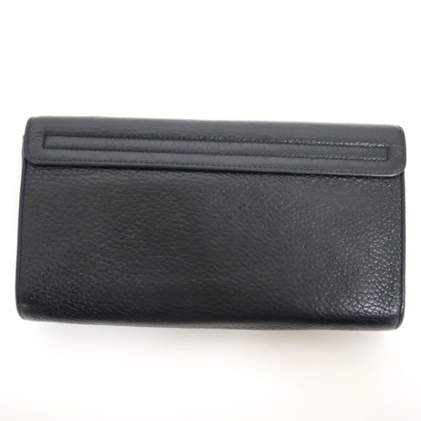 2000138257000002 2 Dunhill Bifold Long Wallet Leather Black