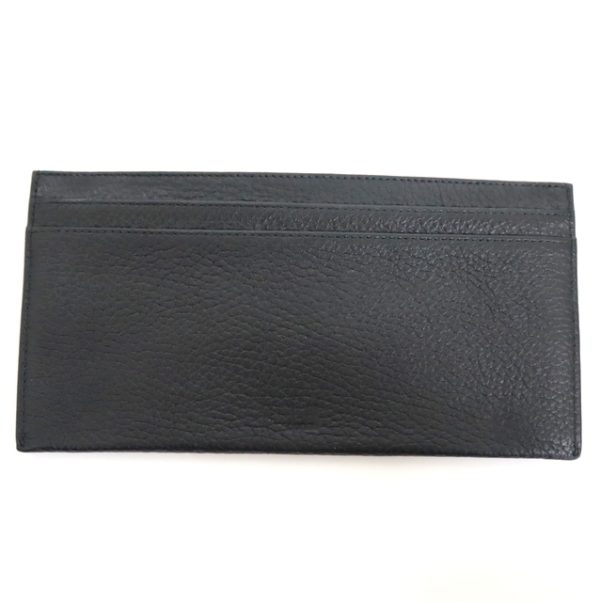 2000138257000002 8 Dunhill Bifold Long Wallet Leather Black