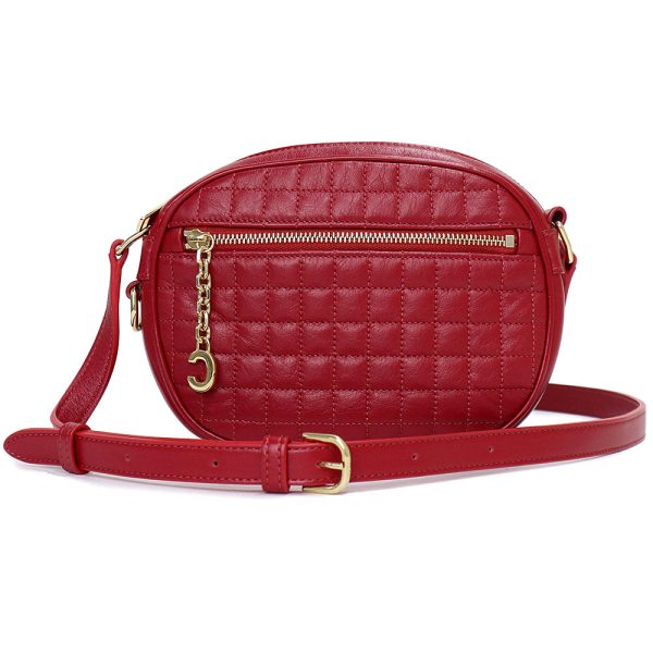 200013875019 Celine C Charm Small Camera Bag Calfskin Red