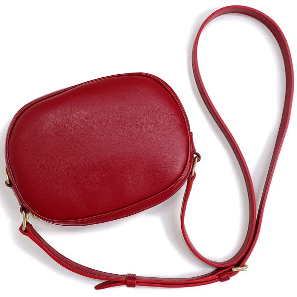 200013875019 5 Celine C Charm Small Camera Bag Calfskin Red