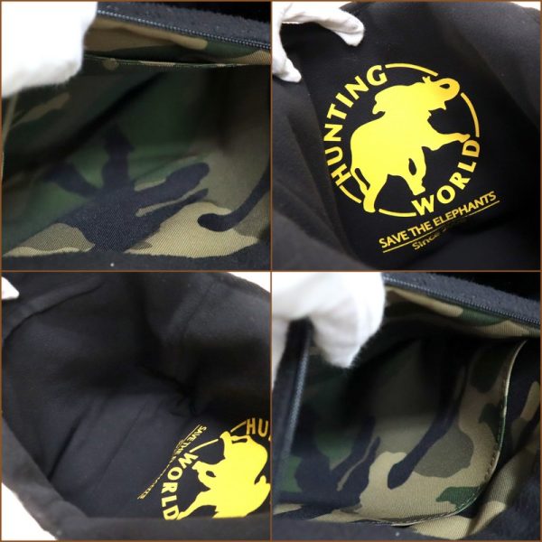 2000147255900006 7 Hunting World Borneo Charity Tote Bag Canvas Camouflage Black