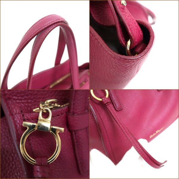 2000196256500019 5 Ferragamo Amy 2Way Bag Pink Purple