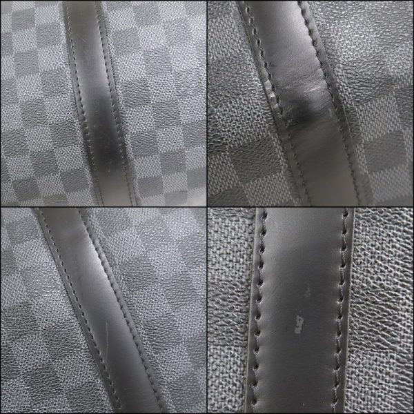 2000345256600033 9 Louis Vuitton Keepall Bandouliere 45 Damier Graphite