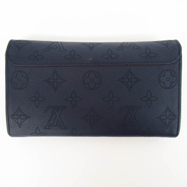 20005765 2 LOUIS VUITTON Portofeuilles M62071 Blue Marina Bifold Wallet