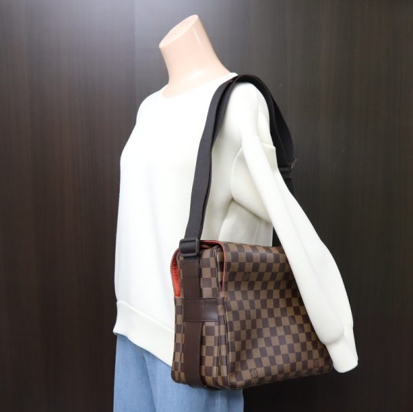 2000773255000281 10 Louis Vuitton Naviglio Shoulder Bag Damier Brown