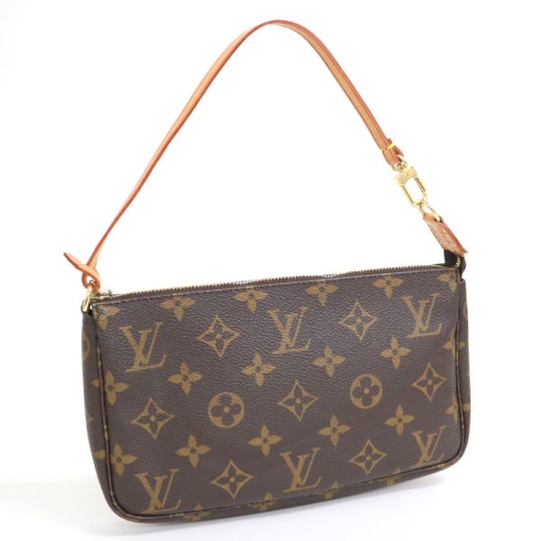 2000803256500662 1 Louis Vuitton Monogram Pochette Accessory Pouch Brown