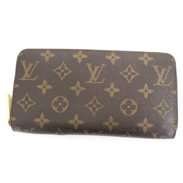 2001017256500825 1 Louis Vuitton Monogram Zippy Wallet Brown