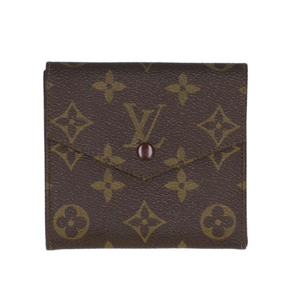 20022 1 Louis Vuitton Portomone Cult Credit Monogram Wallet Brown