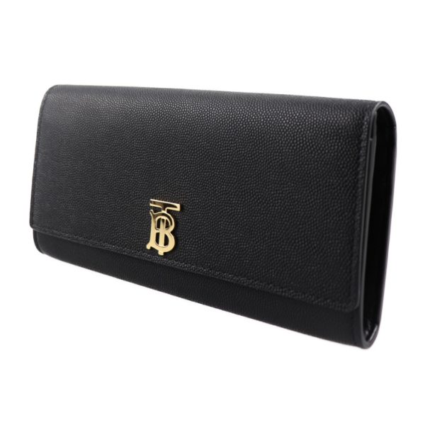 2003063007080 2 Burberry Leather Wallet Black