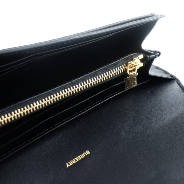 2003063007080 5 Burberry Leather Wallet Black