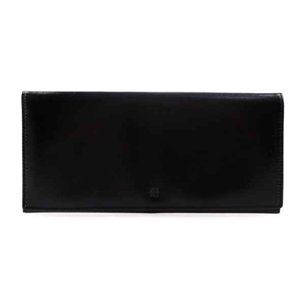 2003063007082 1 Loewe Leather Long Wallet Black