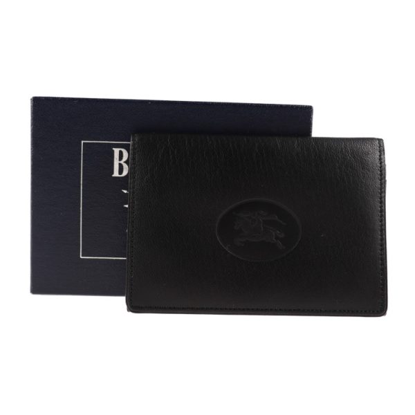 2004083002054 7 Burberry Leather Card Case Black