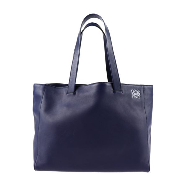 2007053007069 1 Loewe East West Leather Tote Bag Blue