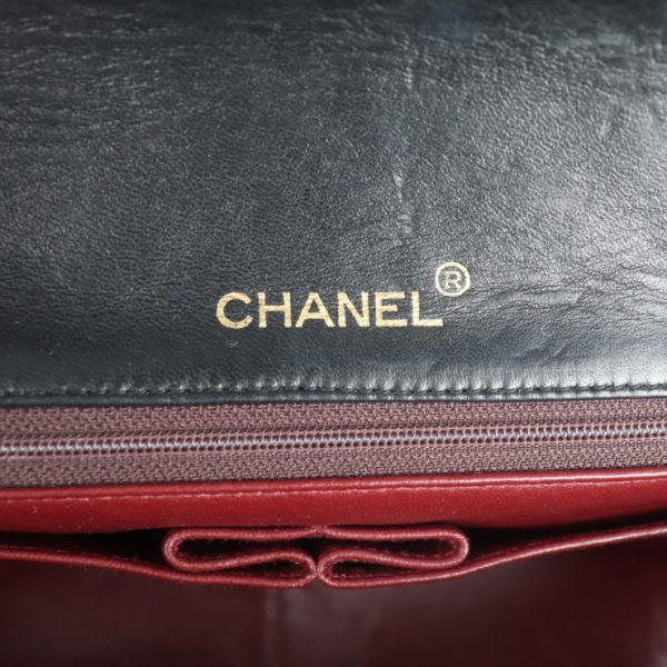 2007091001013 6 Chanel Matelasse Chain Shoulder Bag Leather Black