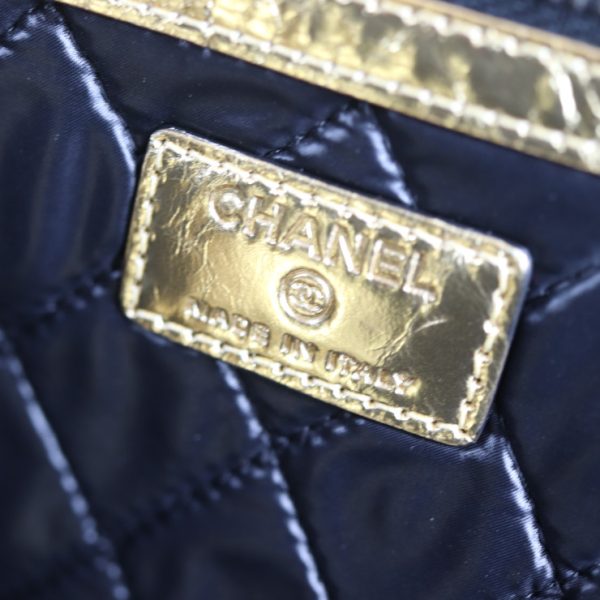 2009093007186 6 Chanel Votez Coco Clutch Bag Leather Gold Black