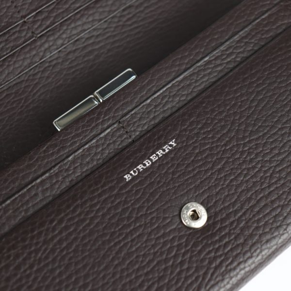 2009123002186 8 Burberry Leather Wallet Brown Bifold