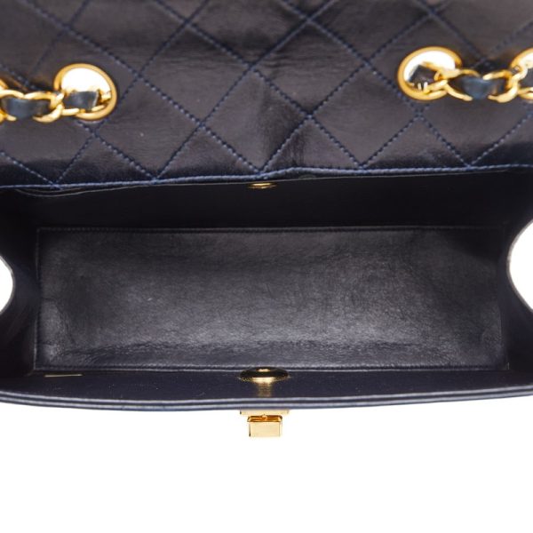 201 50312 5 CHANEL Matelasse chain shoulder bag navy Blue