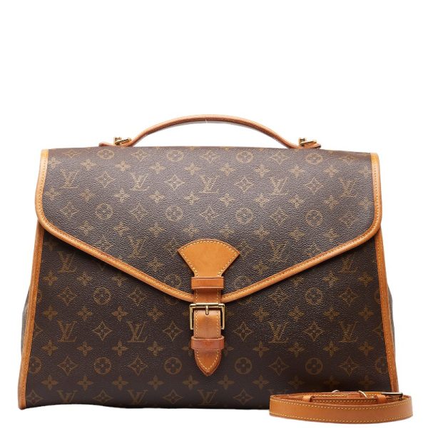 201 50316 1 Louis Vuitton Monogram Beverly MM Bag M51120 Brown