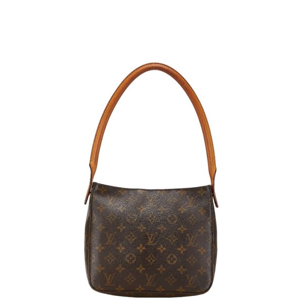 201 54136 1 Louis Vuitton Looping MM Shoulder Bag Handbag M51146 Brown