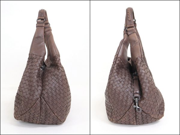 2010298256100012 3 Bottega Veneta Campana Intrecciato Bag Brown