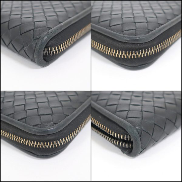 2010303255500020 5 Bottega Veneta Intrecciato Long Wallet Black