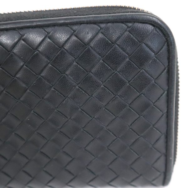 2010303255500020 6 Bottega Veneta Intrecciato Long Wallet Black