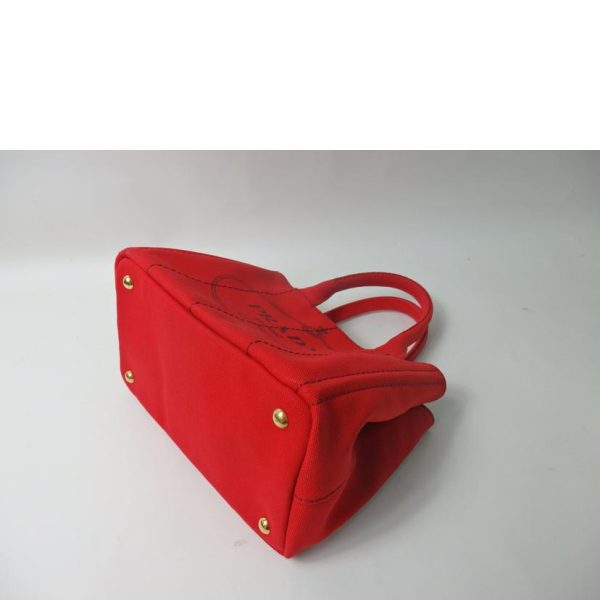 20109 3 PRADA Prada Kanapa 2way Bag Rosso